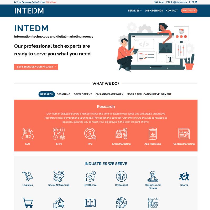 Intedm website