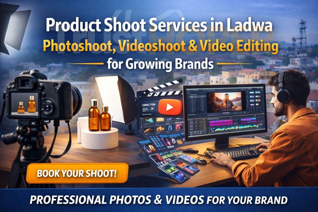 Product Shoot Services in Ladwa offering professional photoshoot, videoshoot and video editing for growing brands.